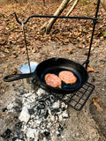 Lord & Field Swinging Bushcraft Grill Set w/ Waxed Canvas Carrying Case